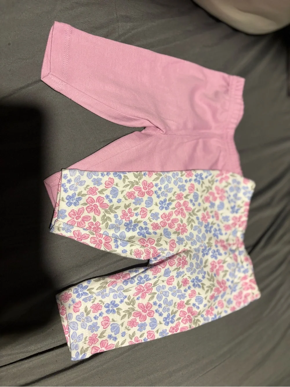 Carter's Pink & Floral Girls' Legging Set